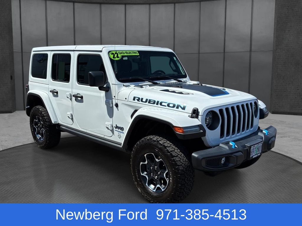 Used 2022 Jeep Wrangler Unlimited Rubicon 4xe w/ Cold Weather Group AWD/4WD image 3