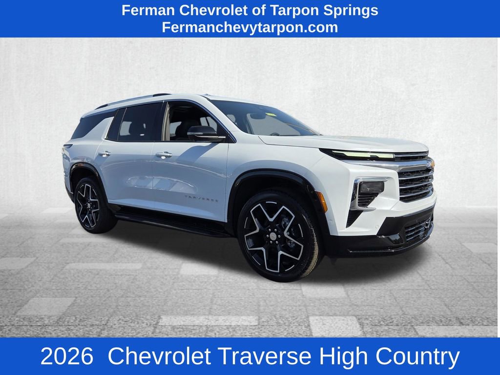 New 2026 Chevrolet Traverse High Country w/ LPO, Floor Liner Package image 1