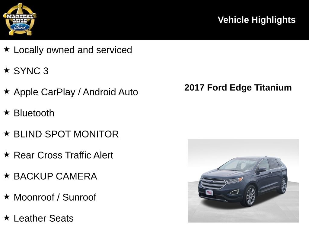 Used 2017 Ford Edge Titanium w/ Equipment Group 301A image 2