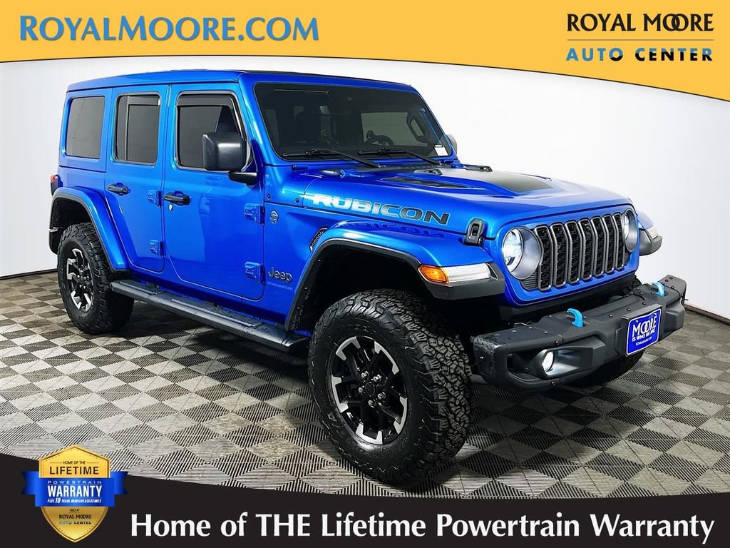 Used 2024 Jeep Wrangler Unlimited Rubicon 4xe image 1