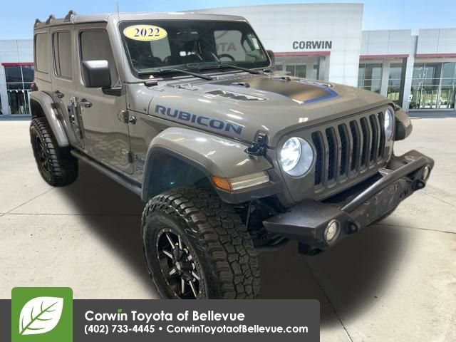 Used 2022 Jeep Wrangler Unlimited Rubicon 4xe w/ Cold Weather Group image 1
