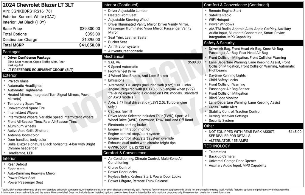 Certified 2024 Chevrolet Blazer LT FWD image 6