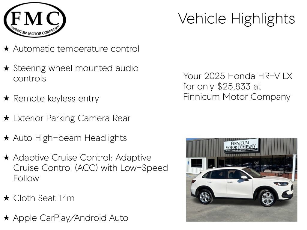 Used 2025 Honda HR-V LX image 10