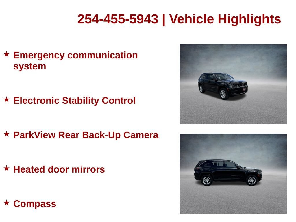 Used 2025 Jeep Grand Cherokee Laredo w/ Luxury Tech Group I AWD/4WD image 25
