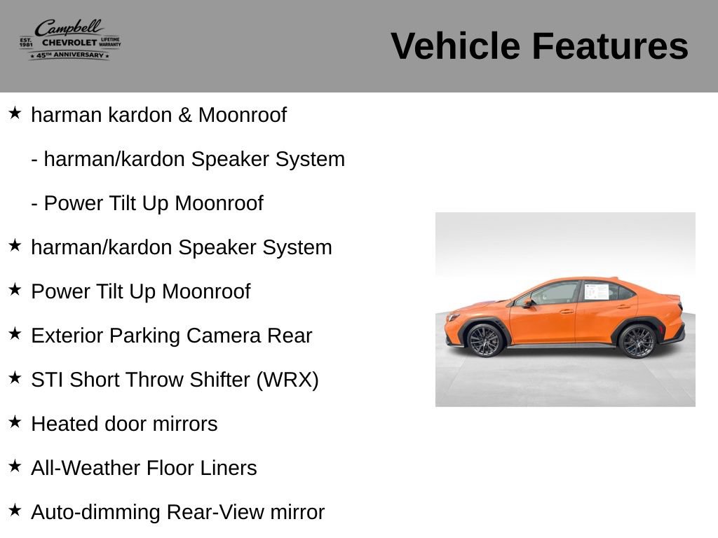 Used 2023 Subaru WRX Premium AWD/4WD image 5