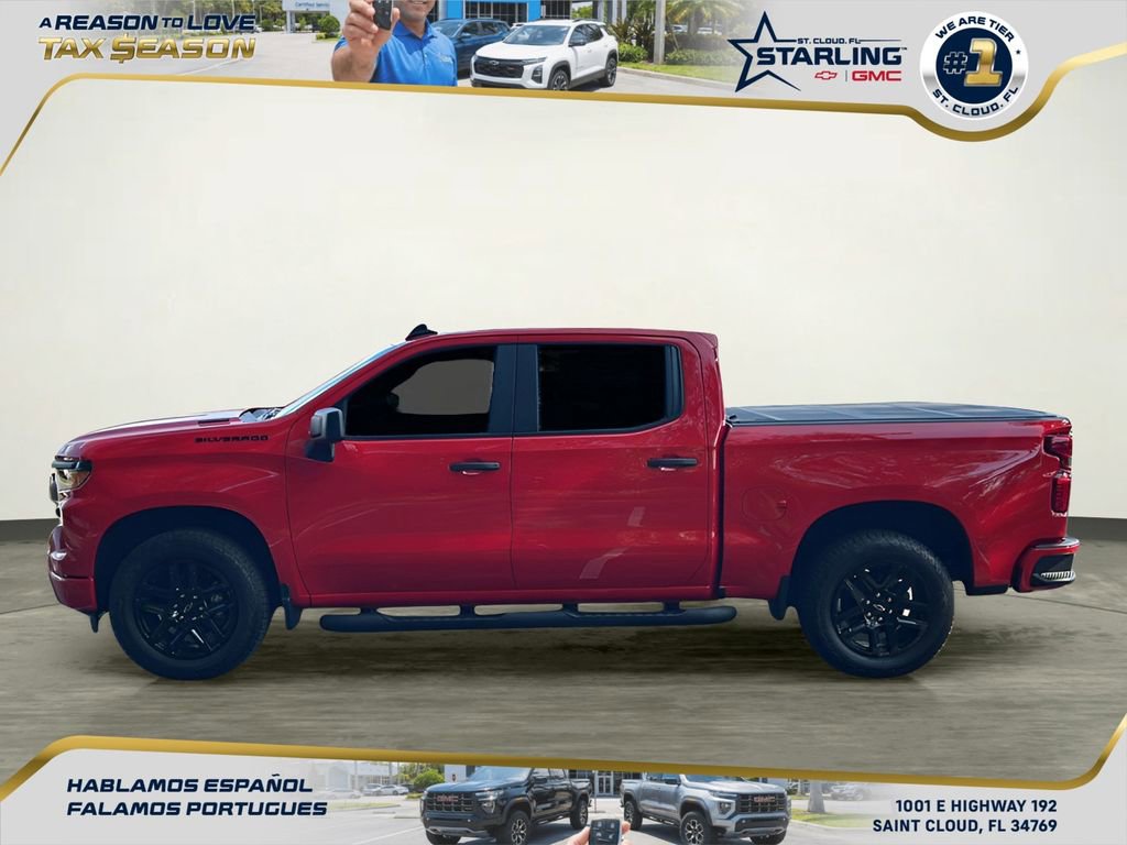 New 2026 Chevrolet Silverado 1500 Custom w/ Turbomax Blackout Package image 3