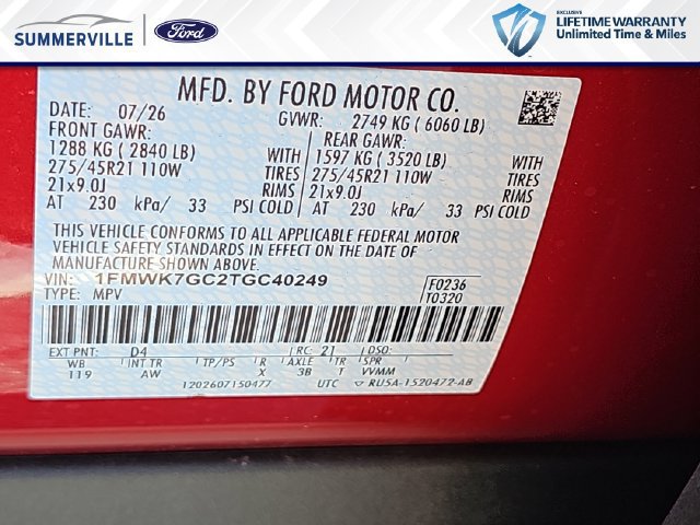 New 2026 Ford Explorer ST RWD image 37