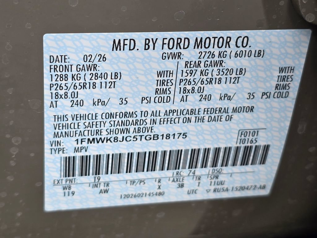 New 2026 Ford Explorer Tremor w/ Tremor Ultimate Package AWD/4WD image 30