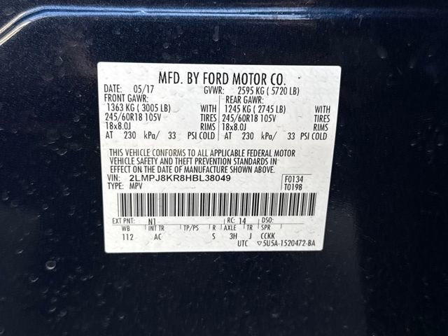 Used 2017 Lincoln MKX Select w/ Select Plus Package image 23