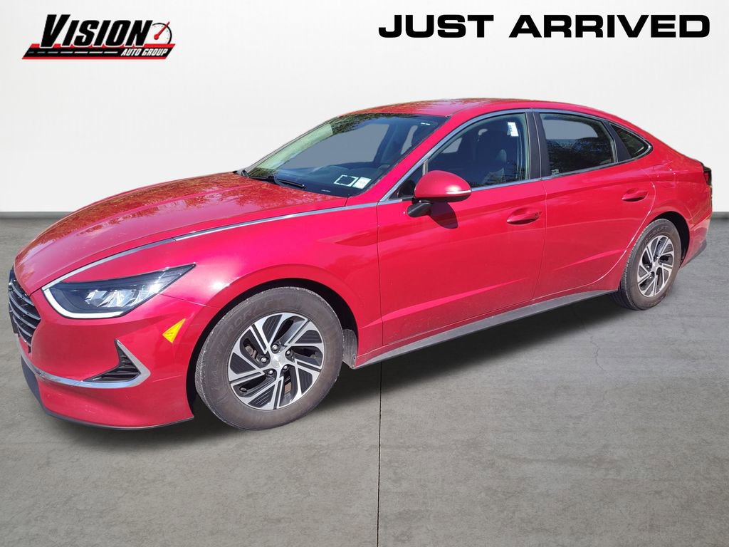 Used 2021 Hyundai Sonata Blue FWD image 1