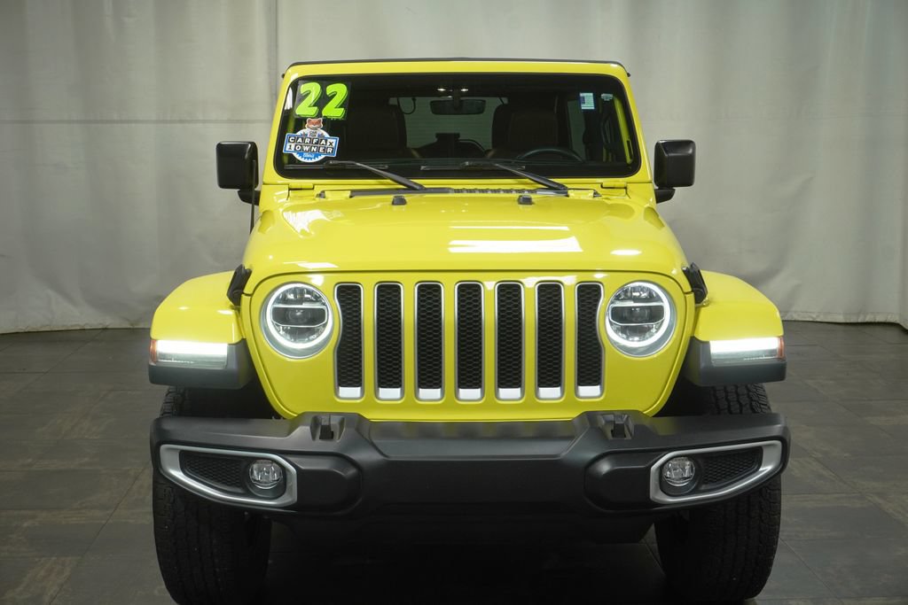 Used 2022 Jeep Wrangler Unlimited Sahara w/ LED Lighting Group AWD/4WD image 8
