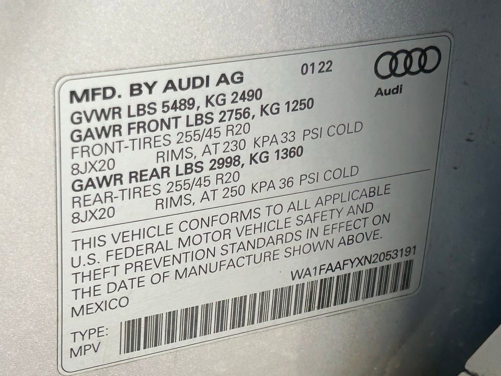 Used 2022 Audi Q5 2.0T Prestige AWD/4WD image 75