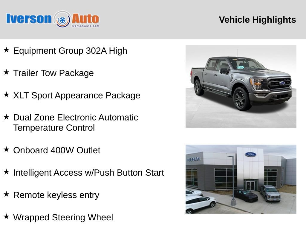 Used 2023 Ford F150 XLT w/ Equipment Group 302A High image 2