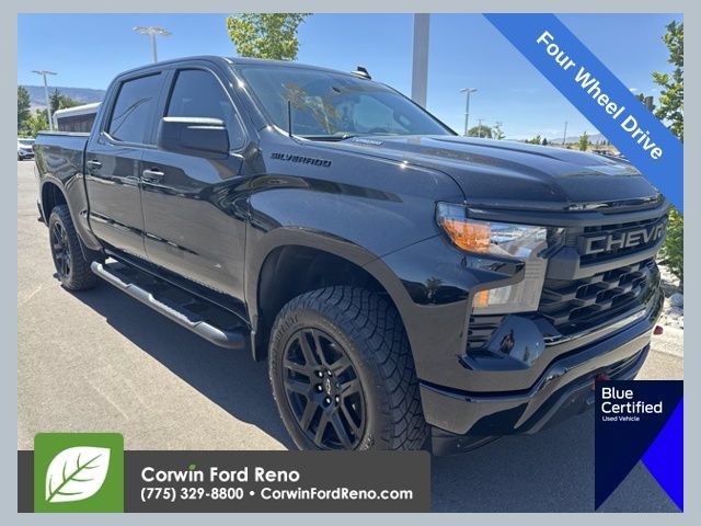 Used 2024 Chevrolet Silverado 1500 Custom w/ Turbomax Blackout Package
