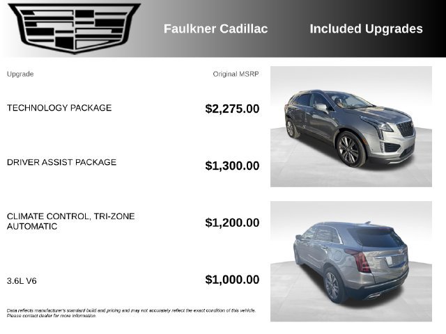 Used 2025 Cadillac XT5 Premium Luxury w/ Technology Package AWD/4WD image 9
