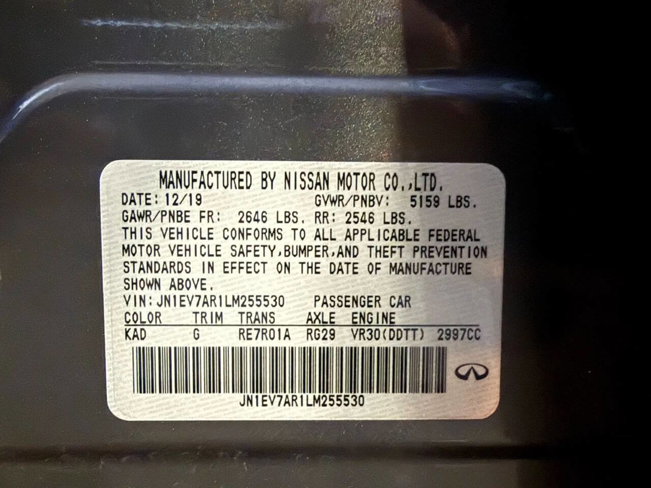 Used 2020 INFINITI Q50 Sport image 32