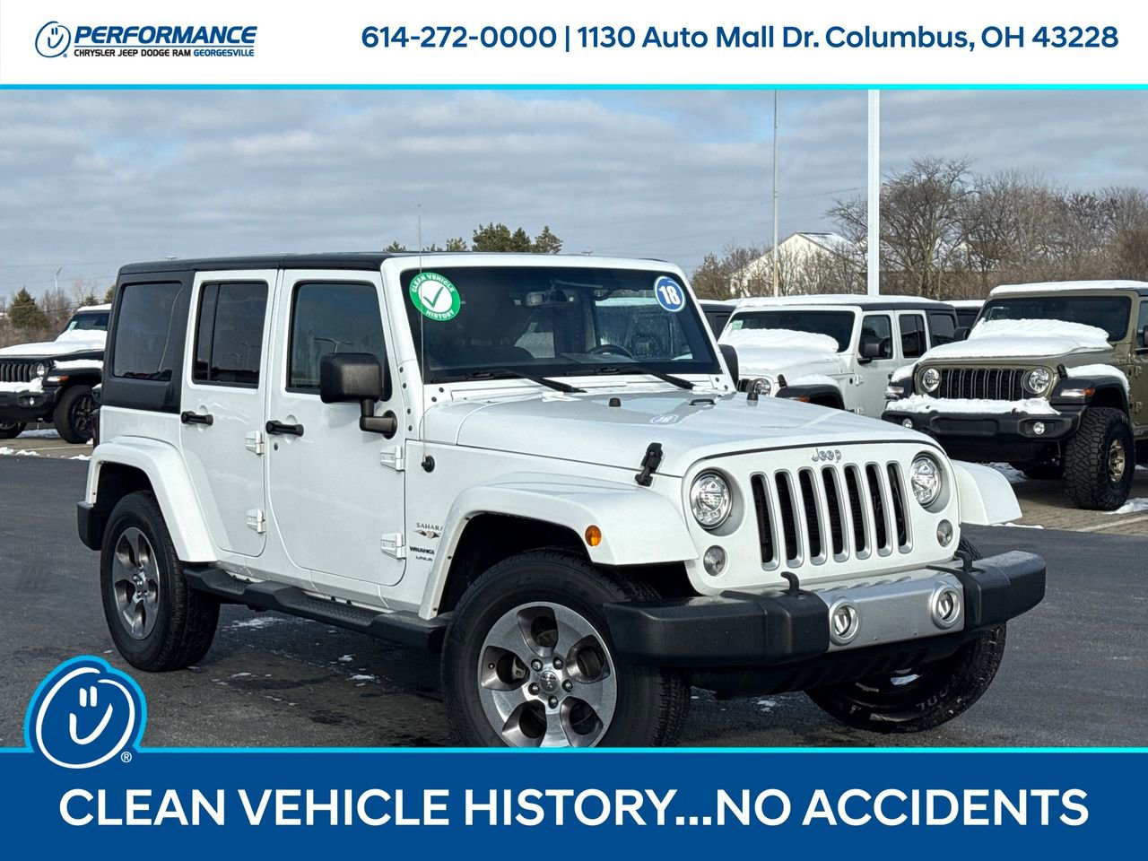 Used 2018 Jeep Wrangler Unlimited Sahara