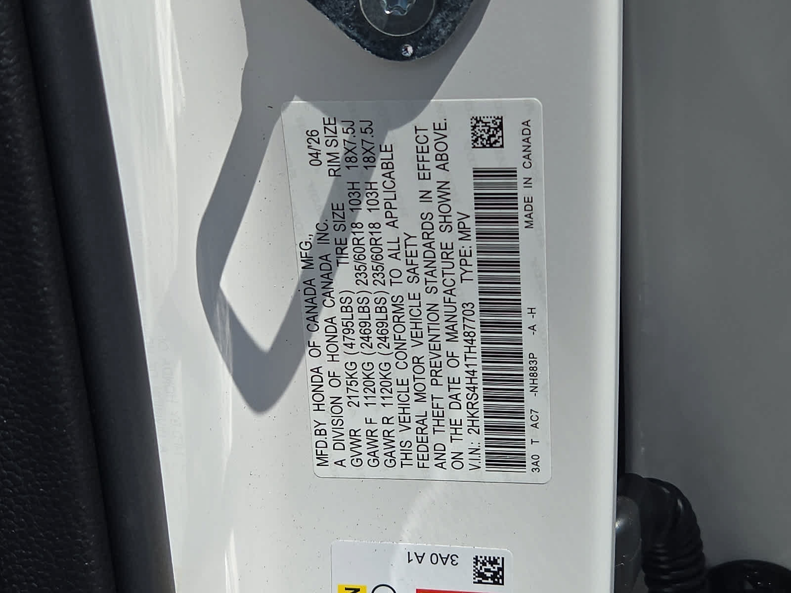 Certified 2026 Honda CR-V EX image 29