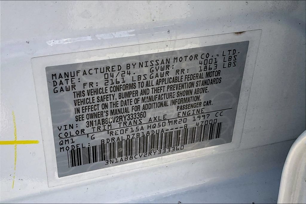 Used 2024 Nissan Sentra SV FWD image 16