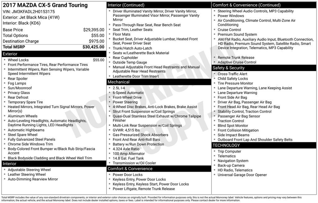 Used 2017 MAZDA CX-5 Grand Touring image 3