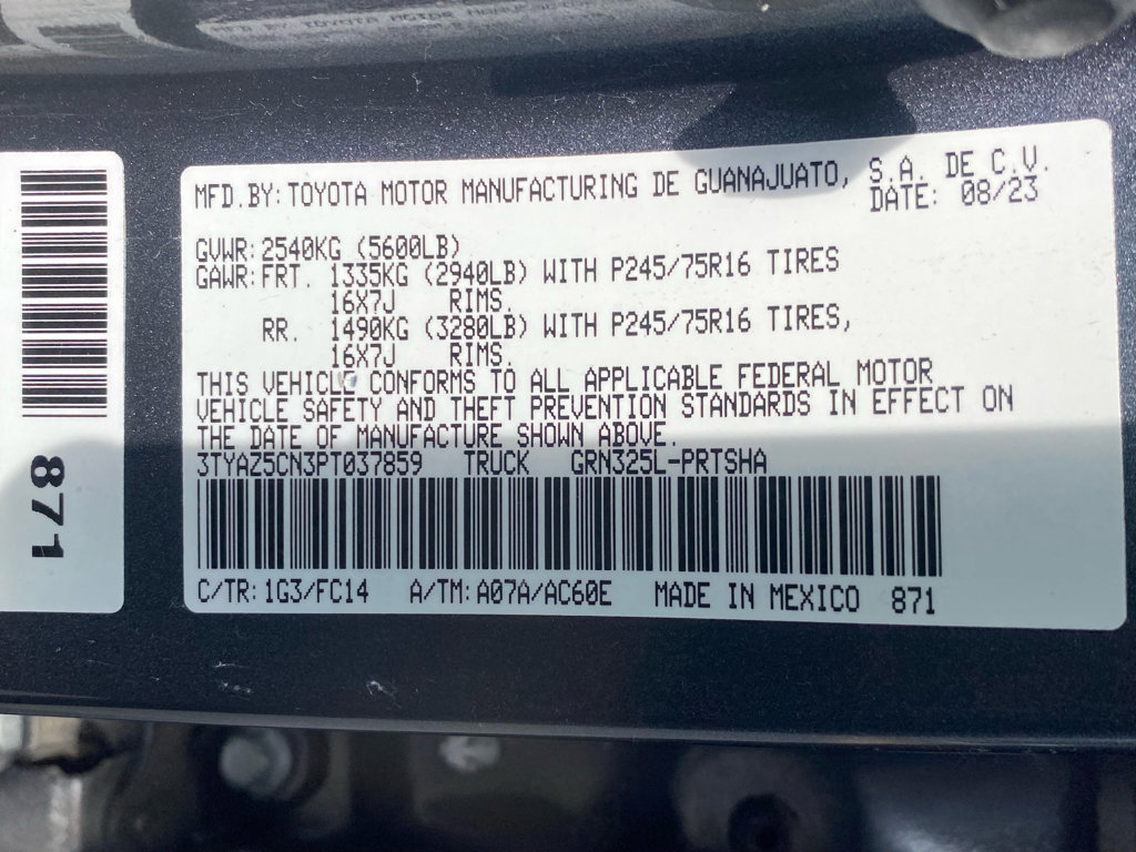 Used 2023 Toyota Tacoma SR5 image 18