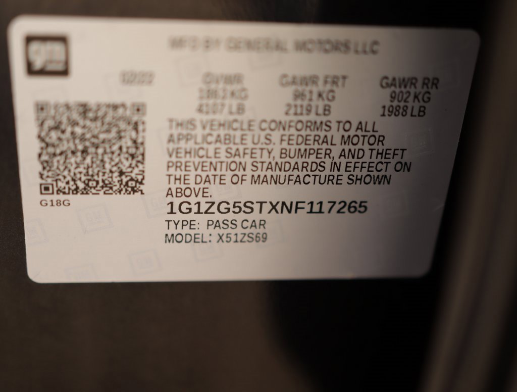 Certified 2022 Chevrolet Malibu RS image 34