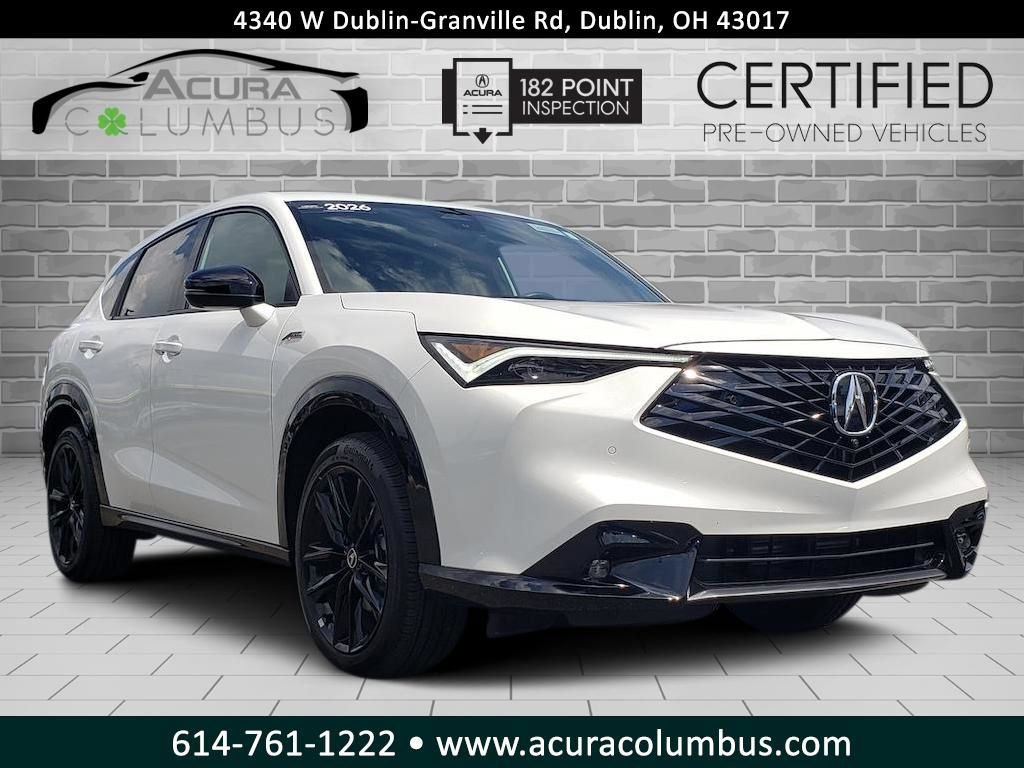 Certified 2026 Acura ADX A-Spec w/ Advance Package
