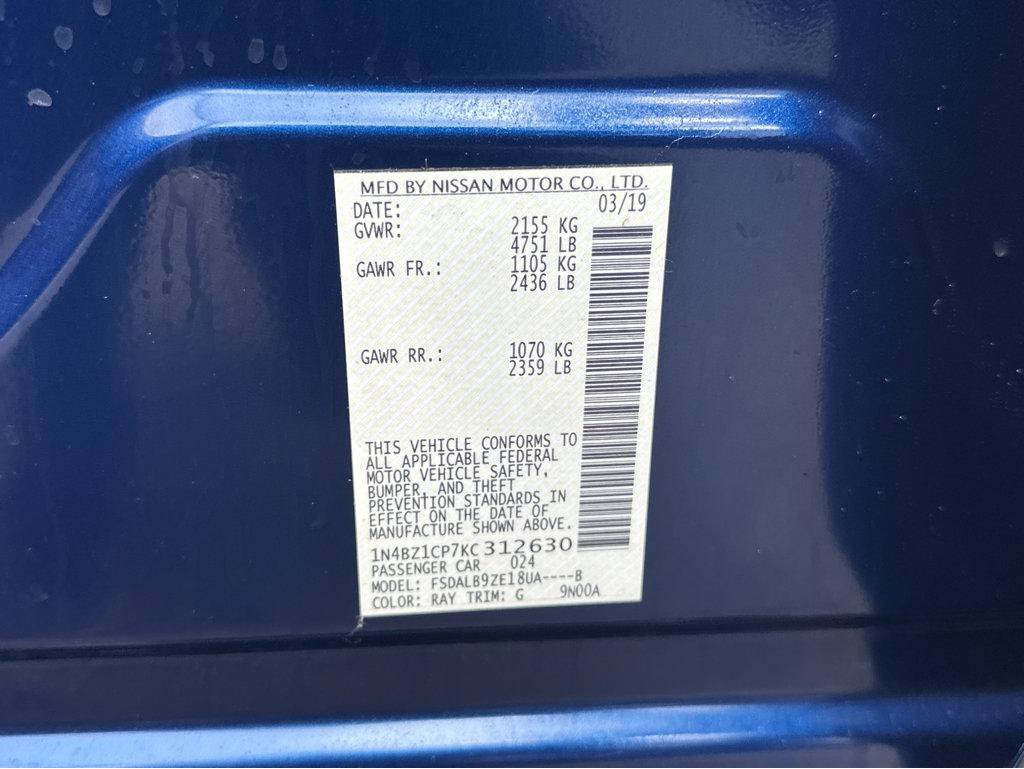 Used 2019 Nissan Leaf S Plus w/ Protection Package FWD image 41