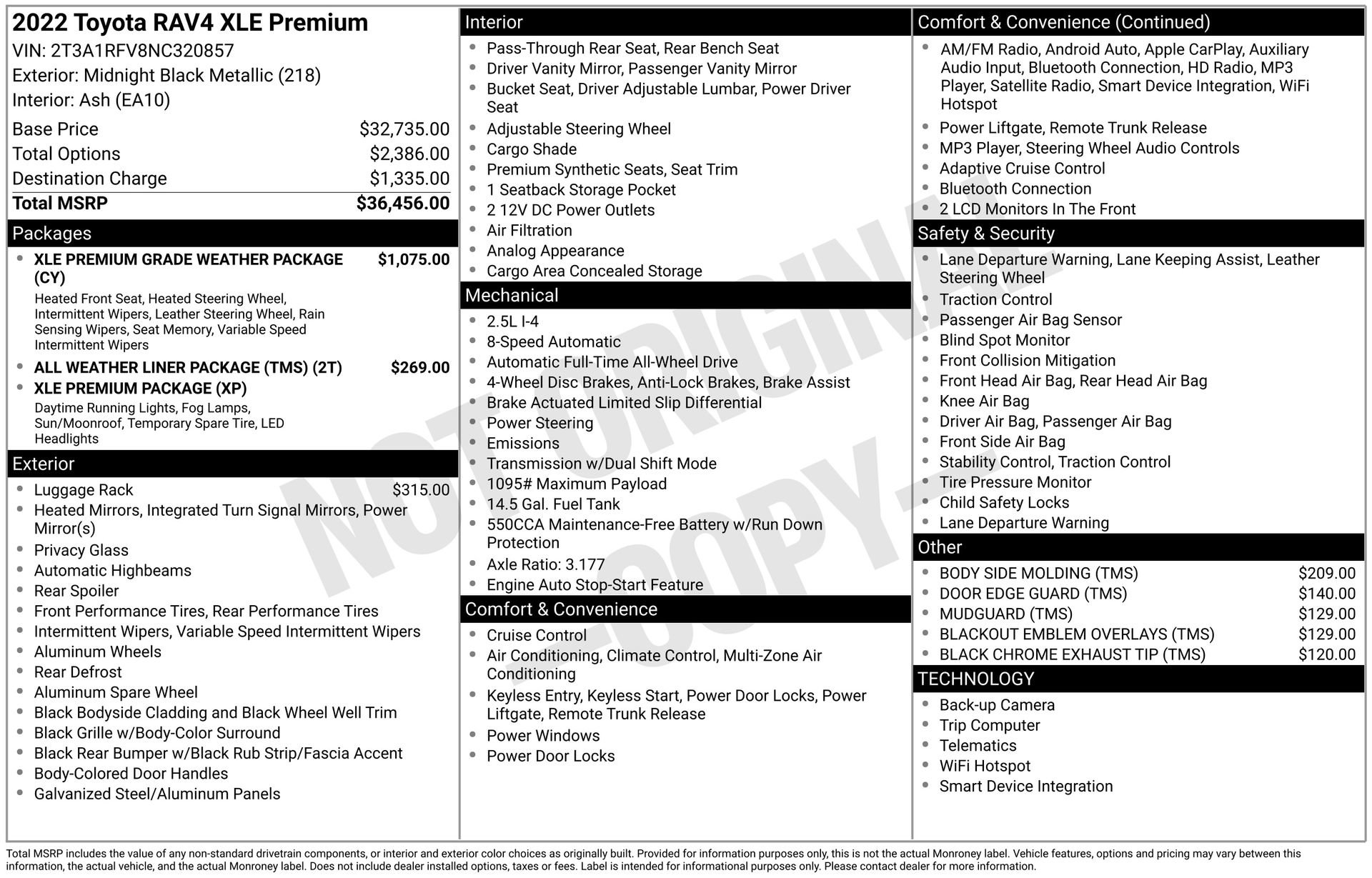 Certified 2022 Toyota RAV4 XLE Premium image 34