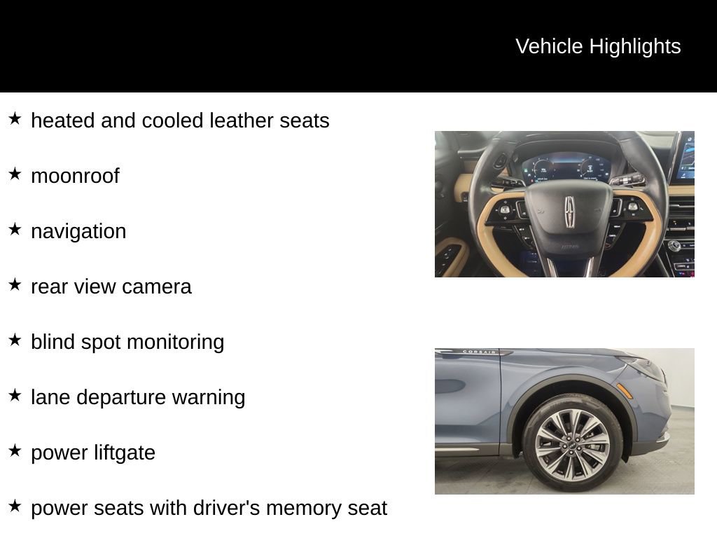 Used 2022 Lincoln Corsair Reserve w/ Luxury Package AWD/4WD image 10