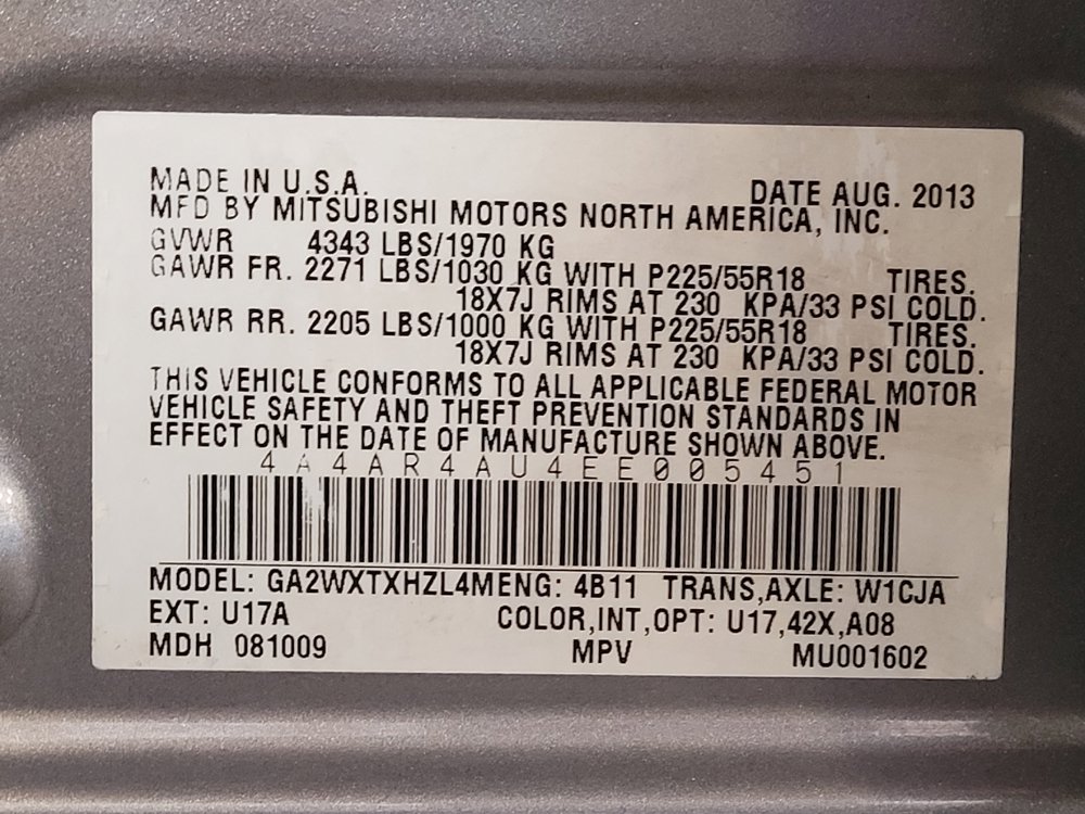 Used 2014 Mitsubishi Outlander Sport SE AWD/4WD image 33