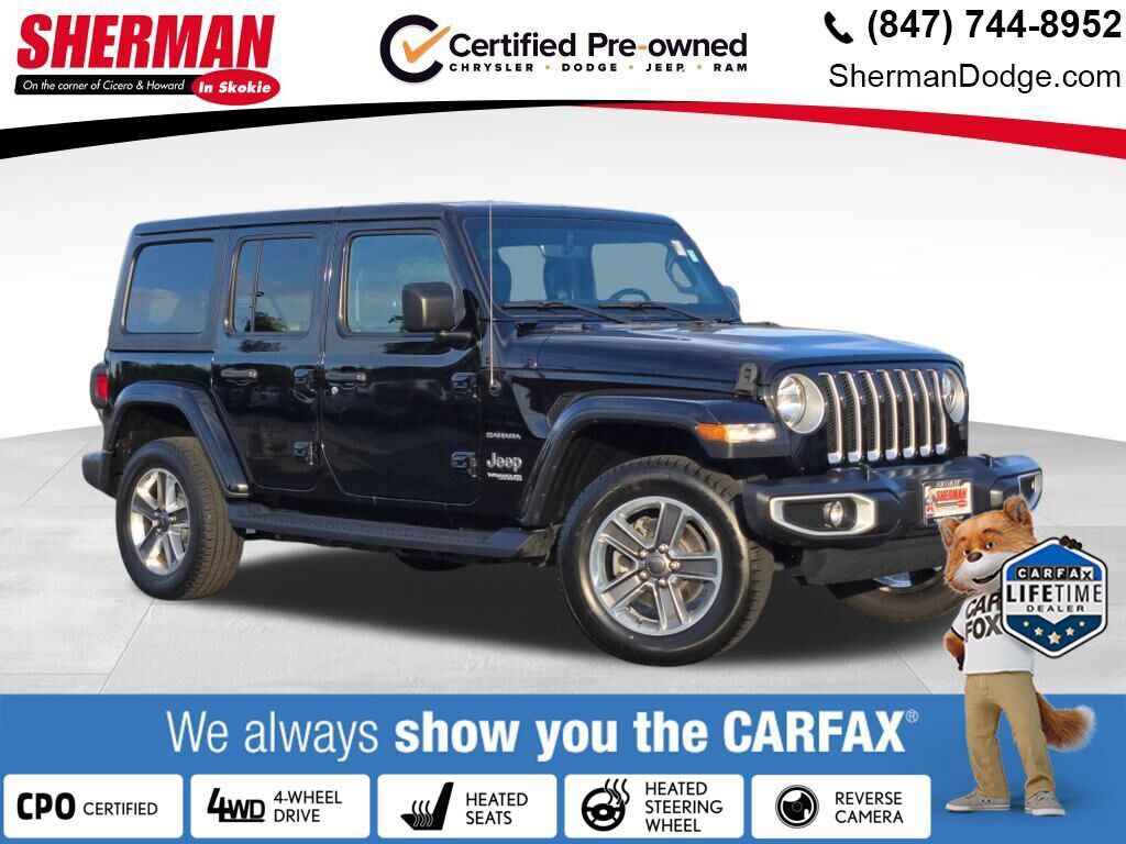 Certified 2019 Jeep Wrangler Unlimited Sahara