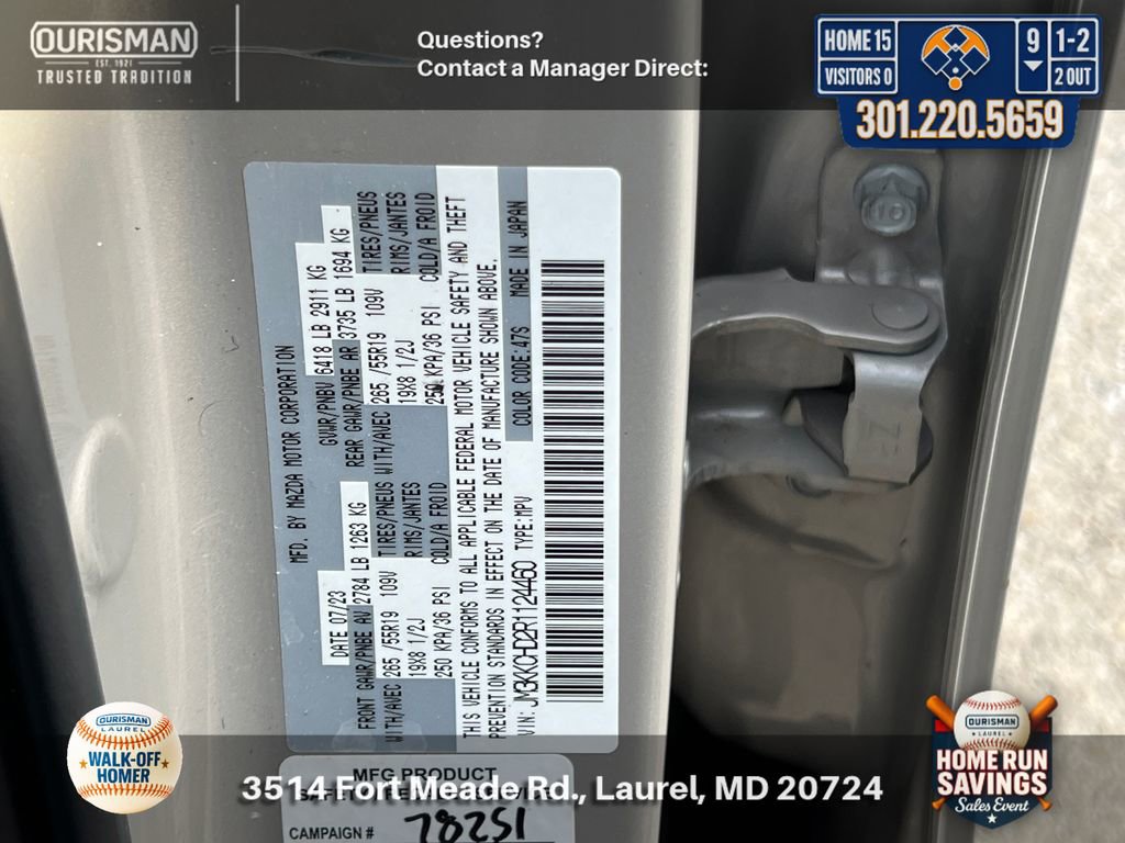 Used 2024 MAZDA CX-90 3.3 Turbo w/ Preferred Plus image 33