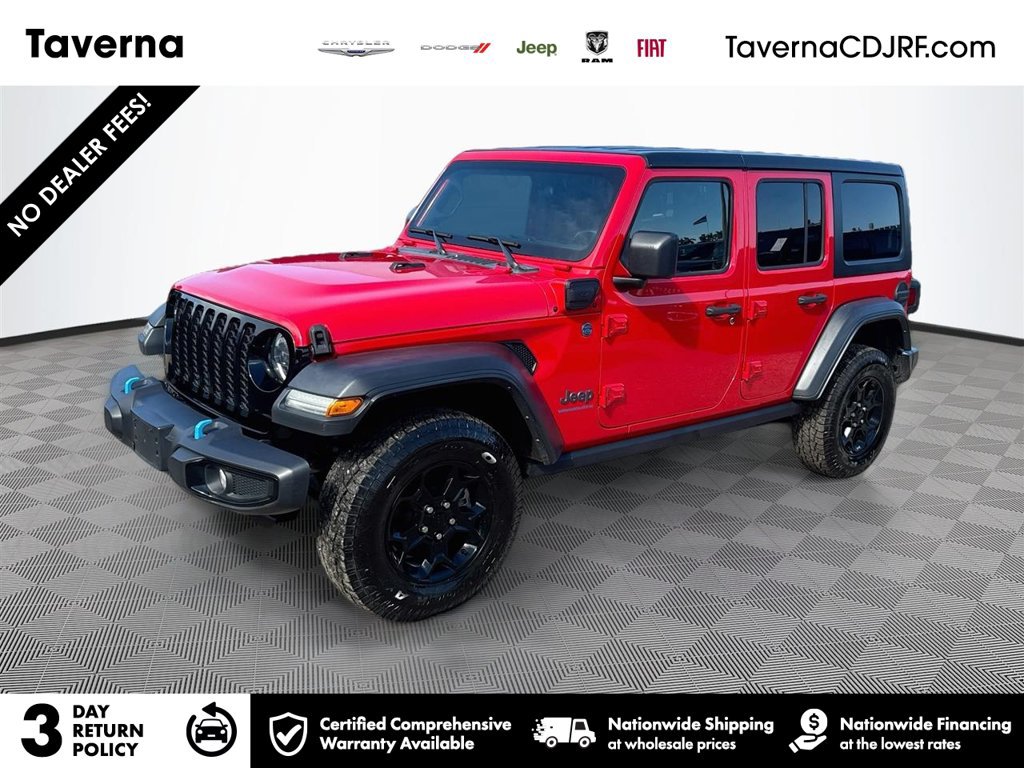 Certified 2023 Jeep Wrangler Unlimited w/ Cold Weather Group AWD/4WD image 1