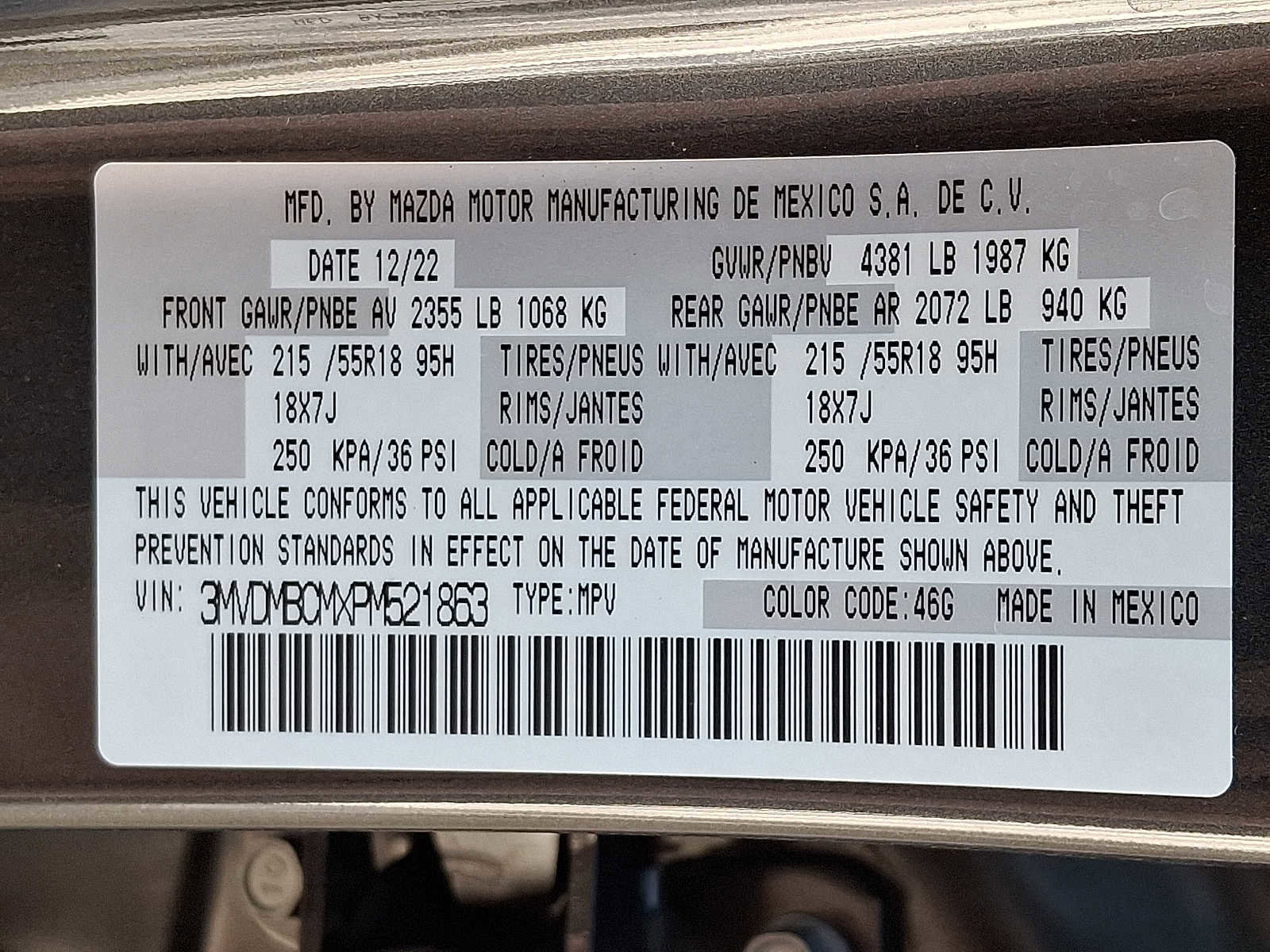 Certified 2023 MAZDA CX-30 AWD 2.5 S w/ Preferred Package image 27