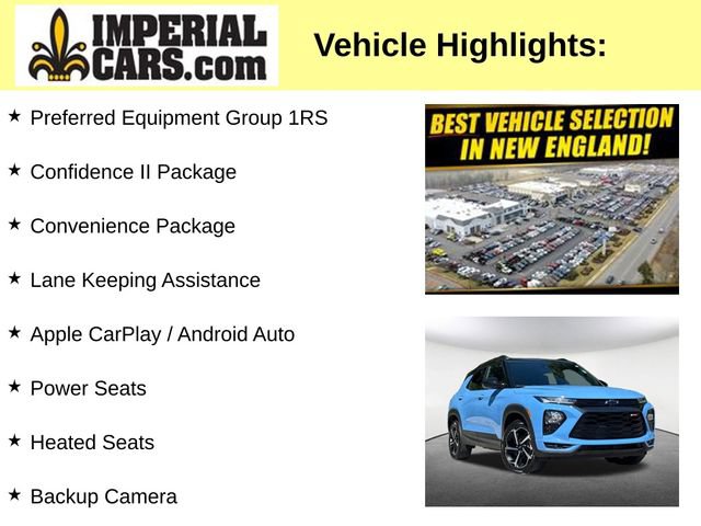 Certified 2023 Chevrolet TrailBlazer RS w/ Convenience Package AWD/4WD image 3