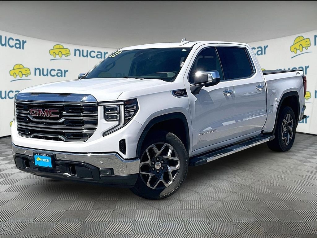 Used 2022 GMC Sierra 1500 SLT w/ SLT Premium Plus Package AWD/4WD image 3