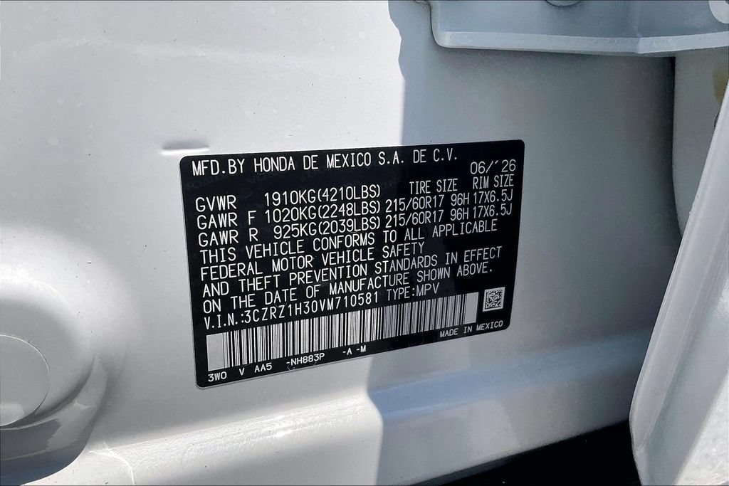 New 2027 Honda HR-V LX image 8
