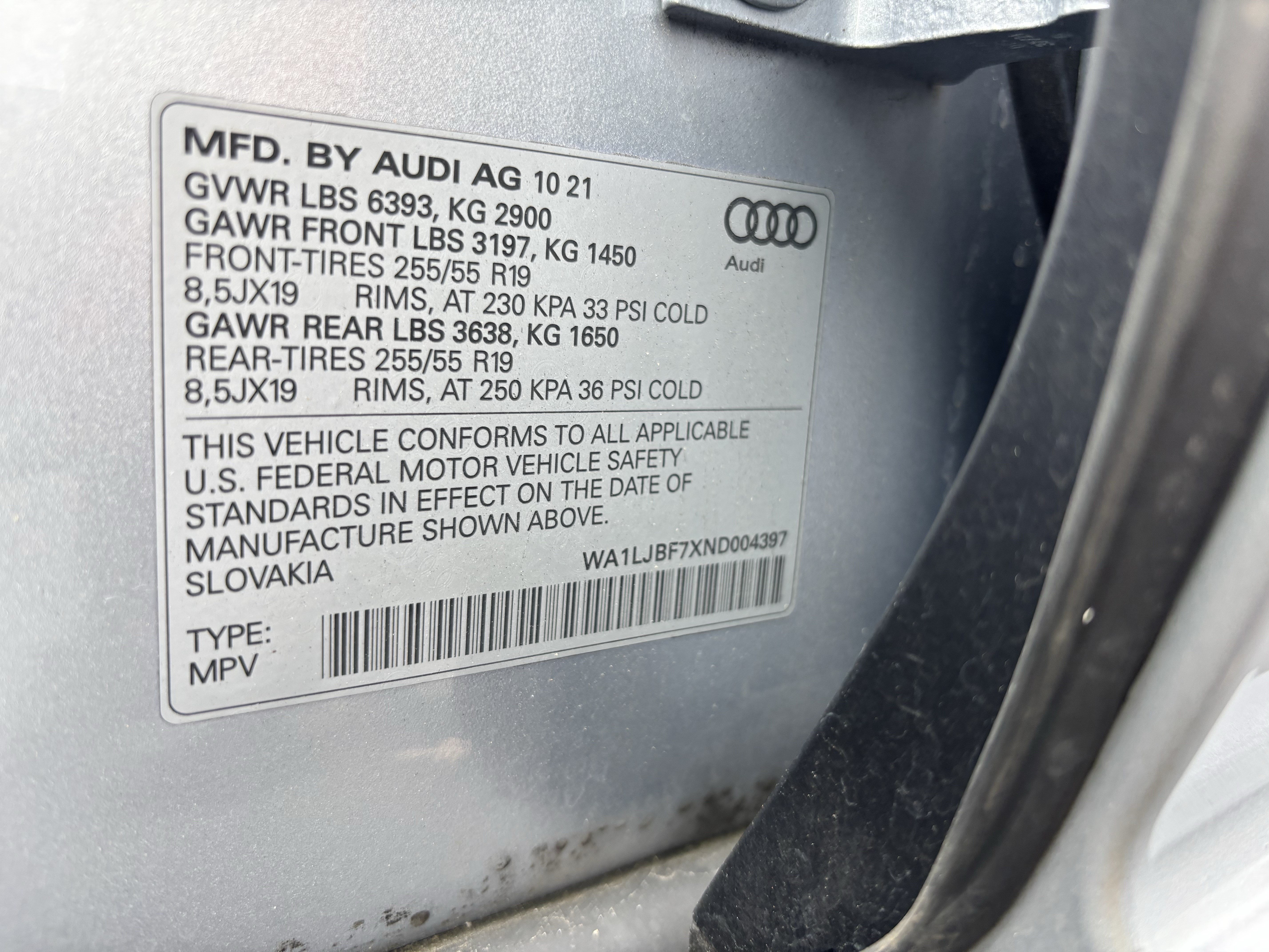 Used 2022 Audi Q7 2.0T Premium Plus w/ Premium Plus Package AWD/4WD image 38