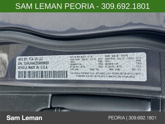 New 2025 Jeep Grand Cherokee Laredo image 30