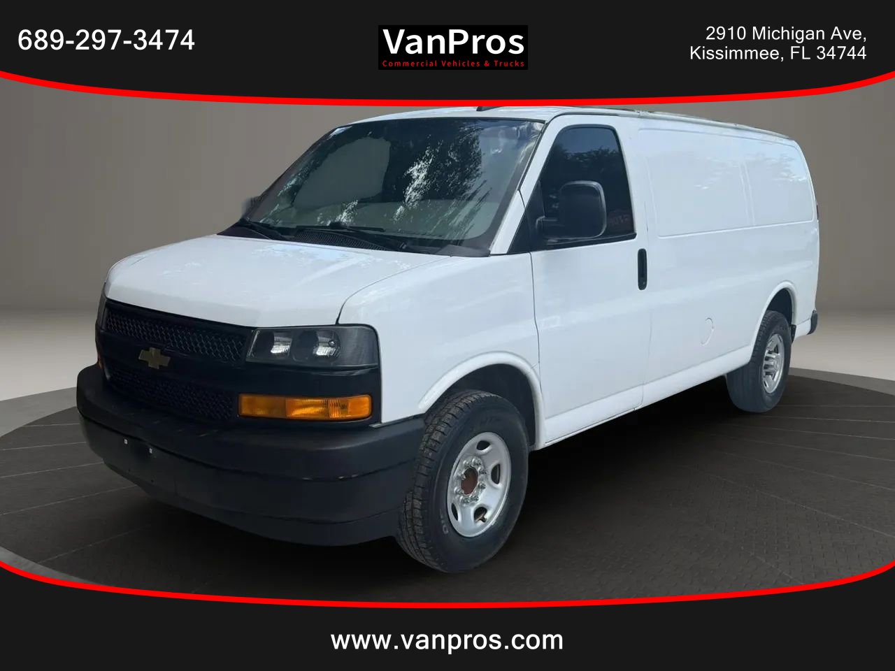 Used 2021 Chevrolet Express 2500 w/ Driver Convenience Package RWD image 1