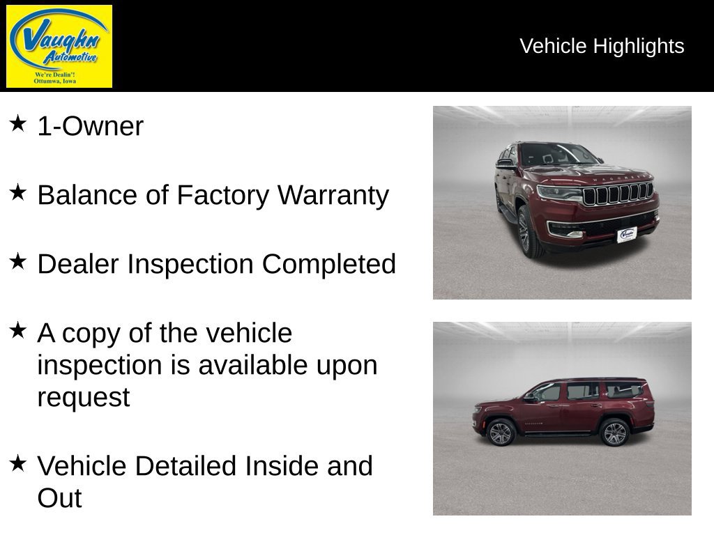 Used 2024 Jeep Wagoneer 4WD w/ Premium Group I image 2