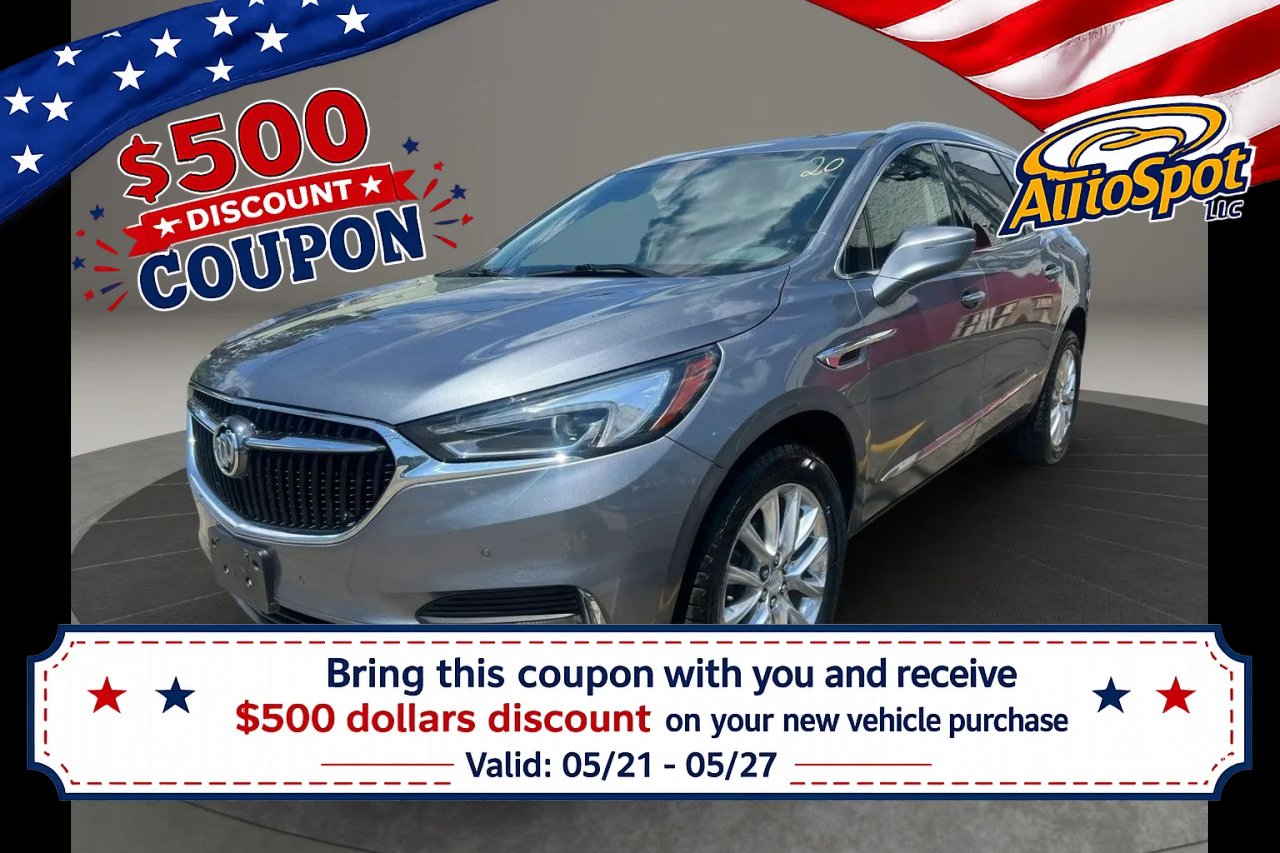 Used 2020 Buick Enclave Premium w/ Sun and Sites Package AWD/4WD image 1