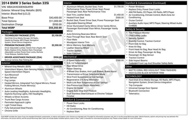 Used 2014 BMW 335i Sedan image 34