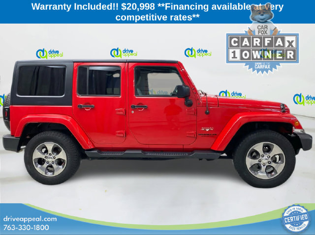 Used 2017 Jeep Wrangler Unlimited Sahara w/ Connectivity Group AWD/4WD image 4
