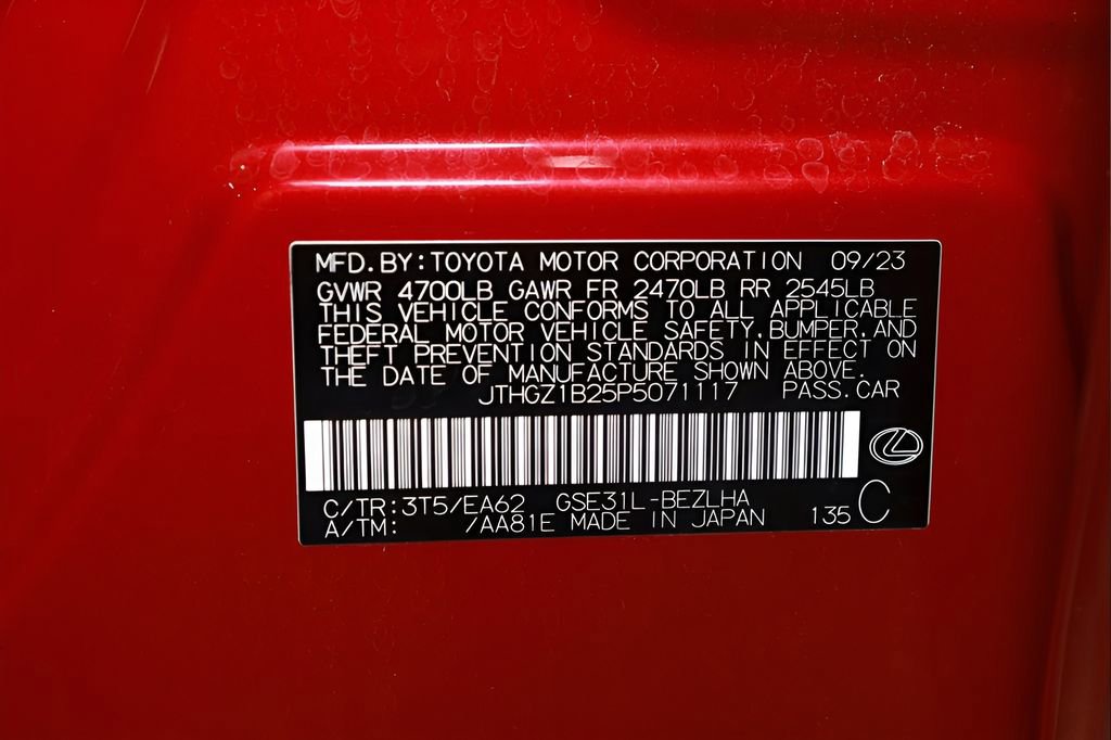 Used 2023 Lexus IS 350 F Sport w/ Memory Package RWD image 42