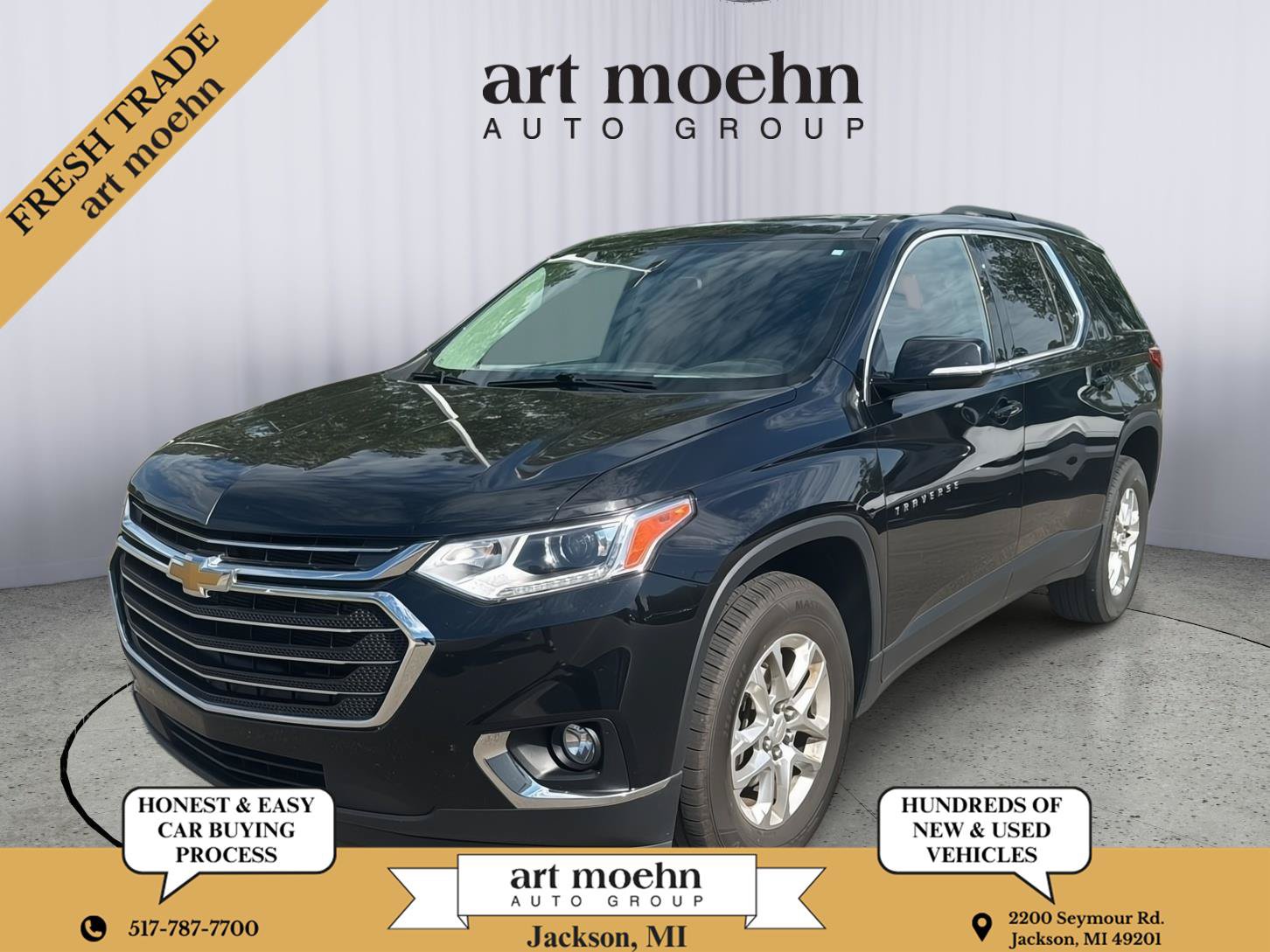 Used 2020 Chevrolet Traverse LT w/ LPO, Floor Liner Package AWD/4WD image 1