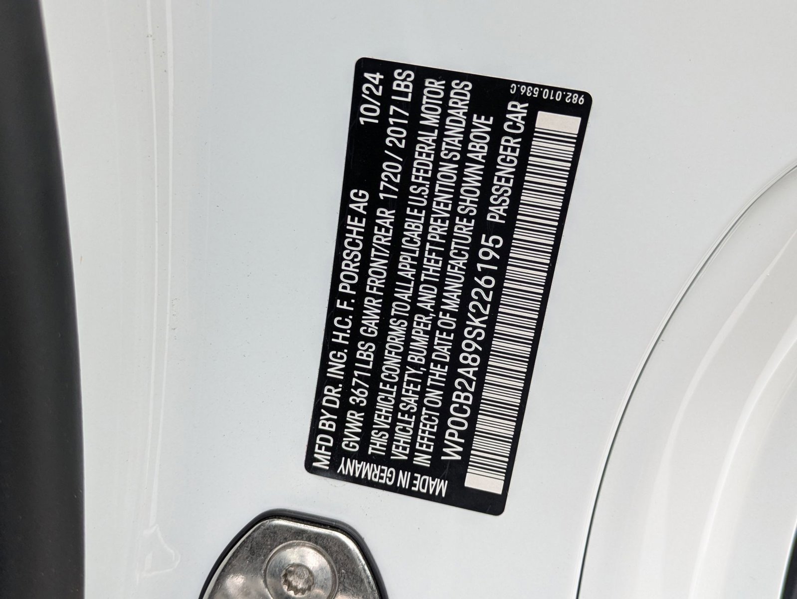 New 2025 Porsche 718 Boxster S image 26