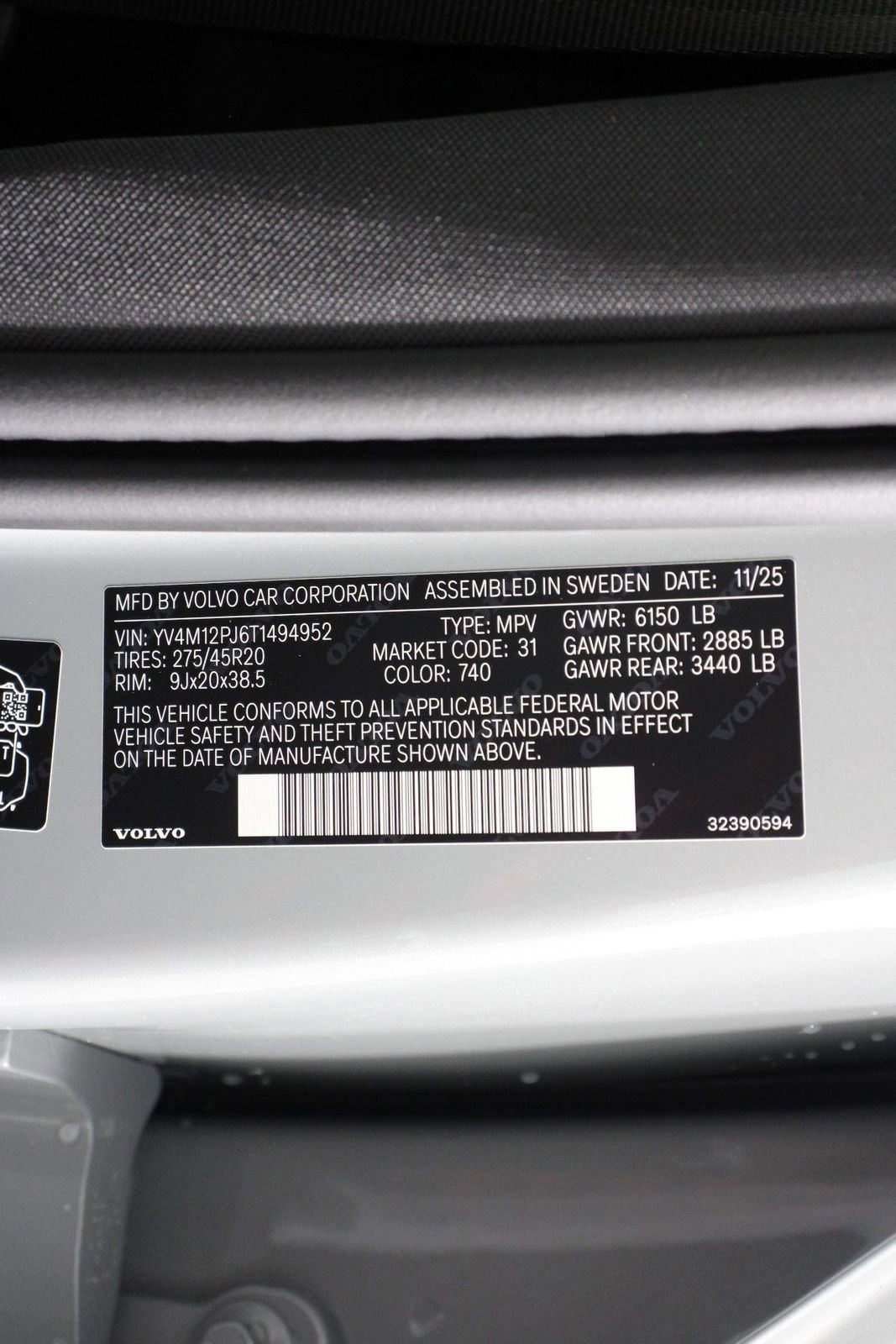 New 2026 Volvo XC90 B5 Core image 17