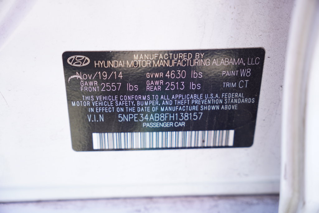 Used 2015 Hyundai Sonata Limited 2.0T FWD image 9